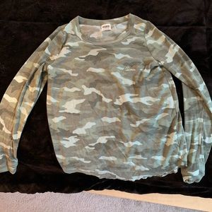 PINK camo long sleeved shirt